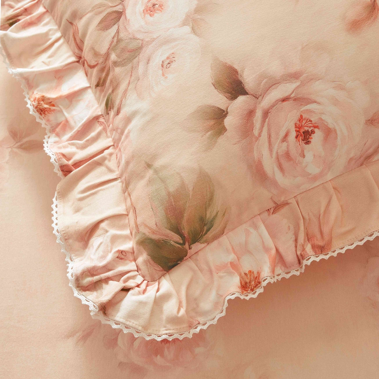 91家纺网 家纺一手货源 找家纺 缦彩 2025新款全棉纯棉磨毛枕套单枕套枕套单件 香椿粉