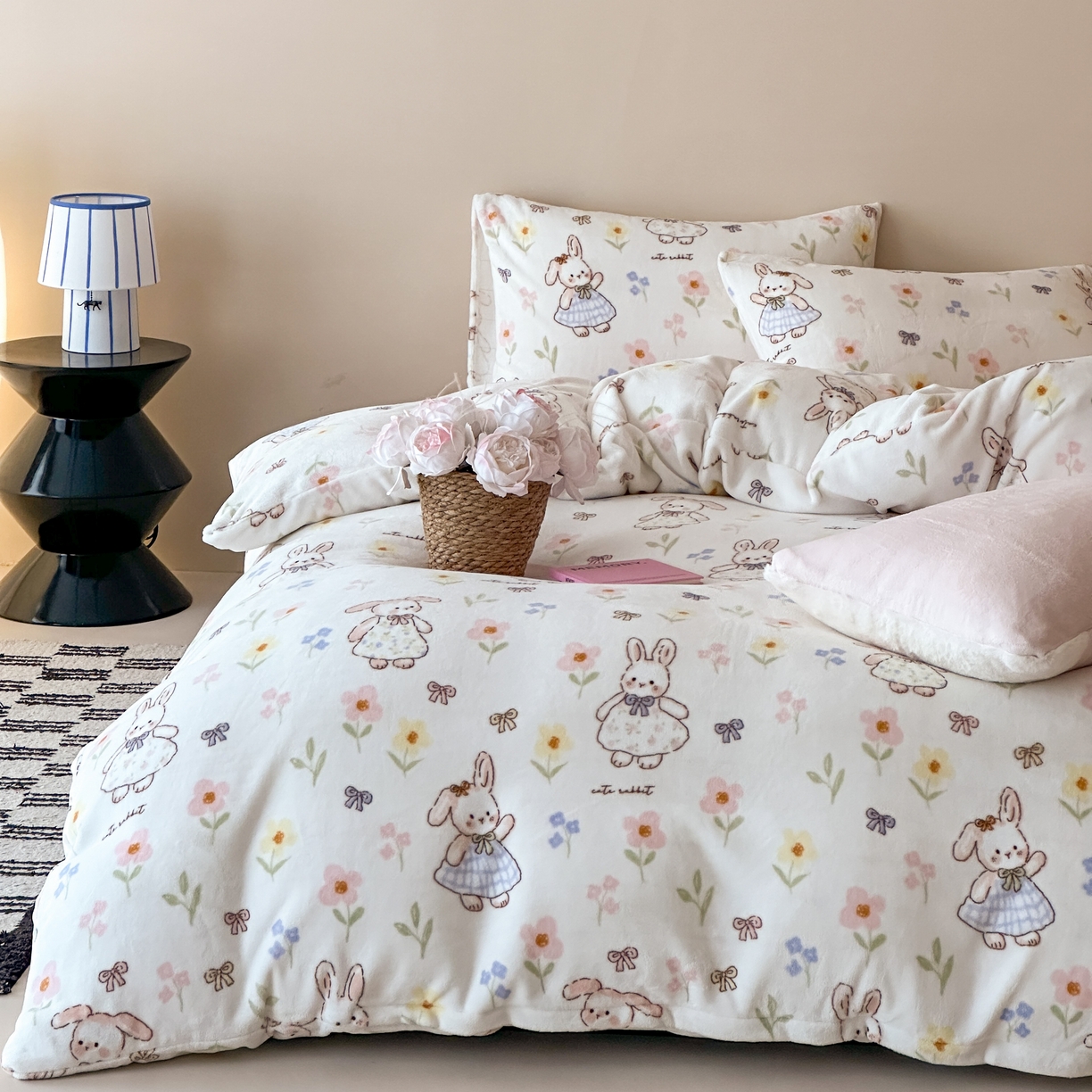 91家纺网 家纺一手货源 找家纺 （总）时光里 2025新款230克全消光印花10色专版花型四件套