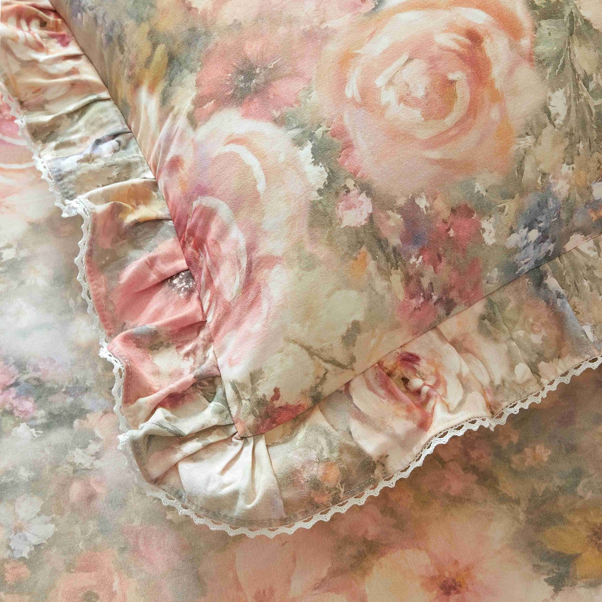 91家纺网 家纺一手货源 找家纺 缦彩 2025新款全棉纯棉磨毛枕套单枕套枕套单件 云栖处