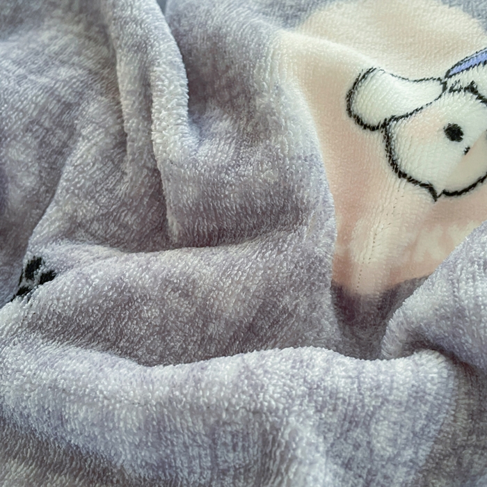 91家纺网 家纺一手货源 找家纺 仟网汇 2025新款双面牛奶绒四件套 阿奇灰