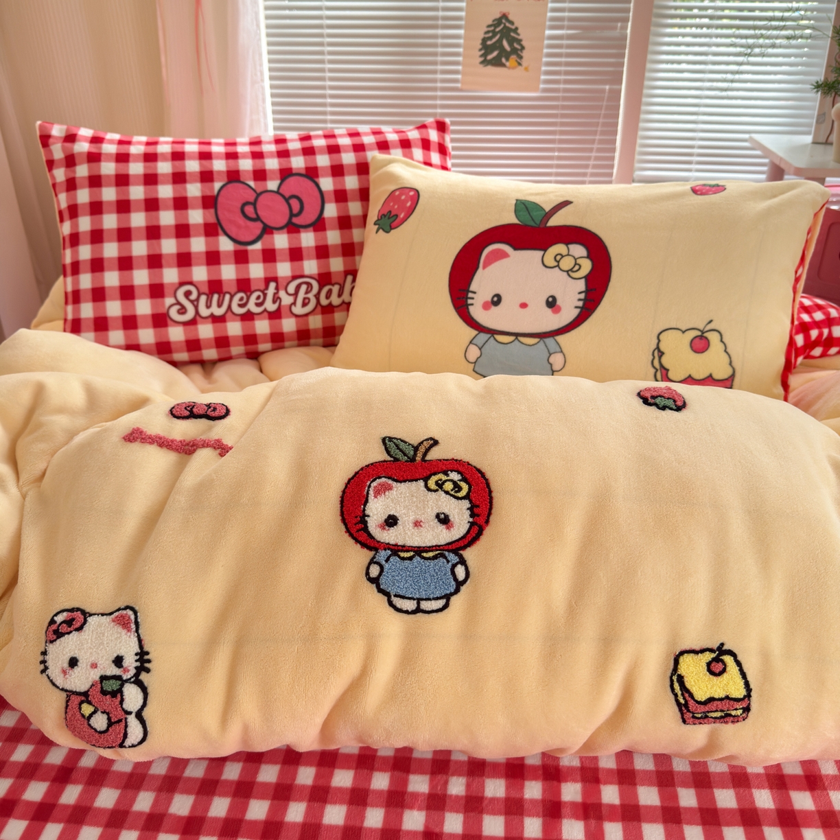 91家纺网 家纺一手货源 找家纺 （总）云锦家居 2025新款秋冬小清新高克重牛奶绒毛巾绣四件套