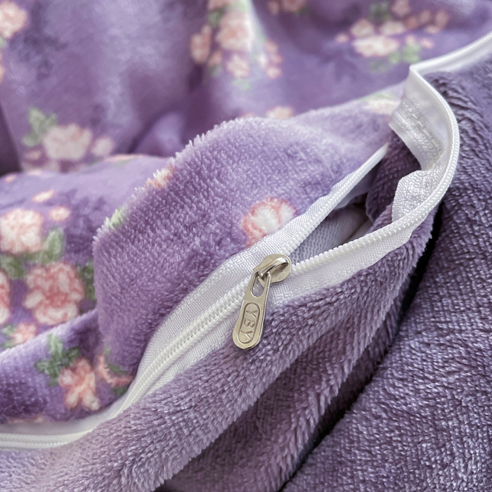 91家纺网 家纺一手货源 找家纺 仟网汇 2025新款双面牛奶绒四件套 豆蔻年华