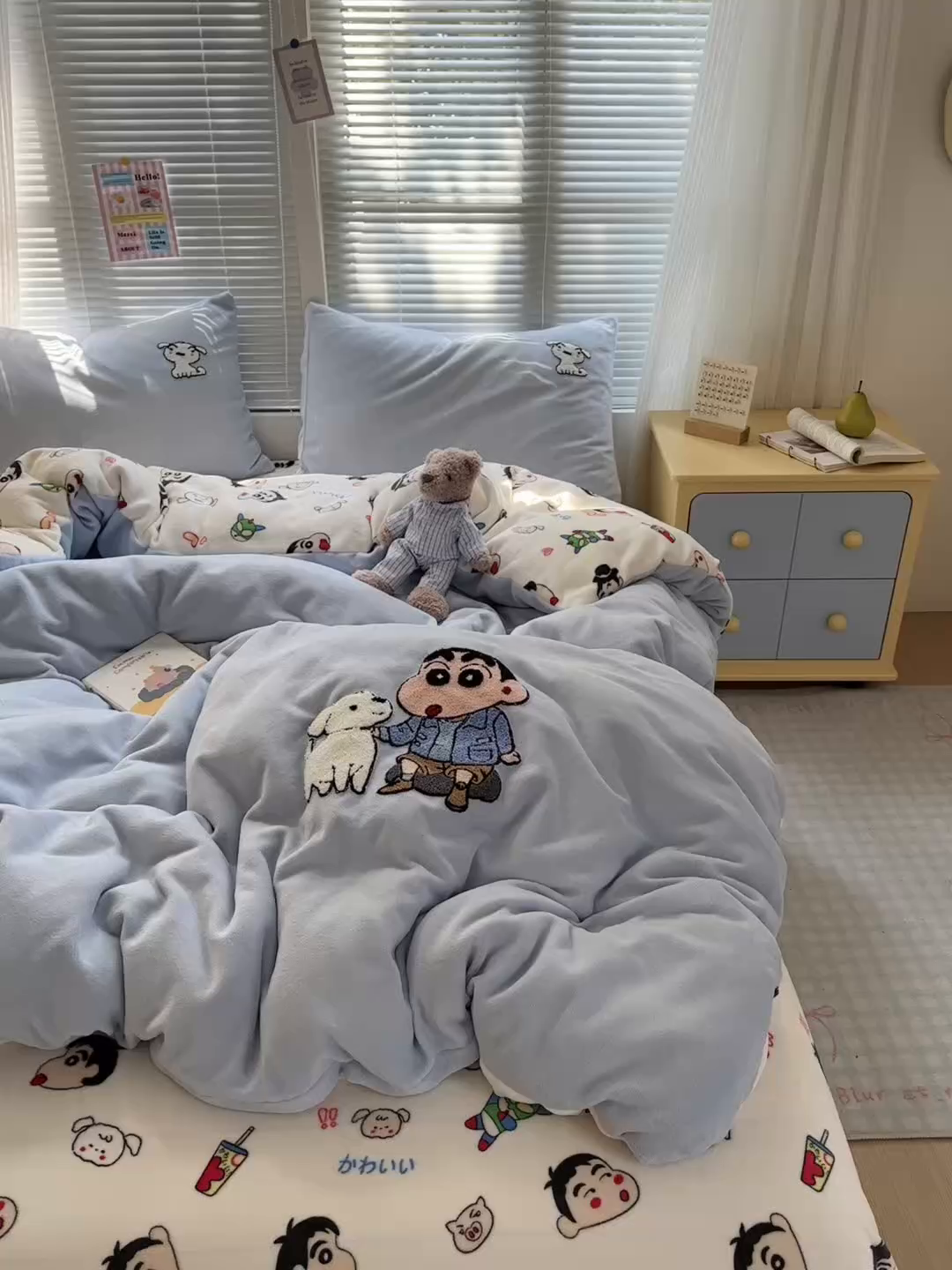 91家纺网 家纺一手货源 找家纺 云锦家居 2025新款秋冬小清新高克重牛奶绒毛巾绣四件套 新新大白绒