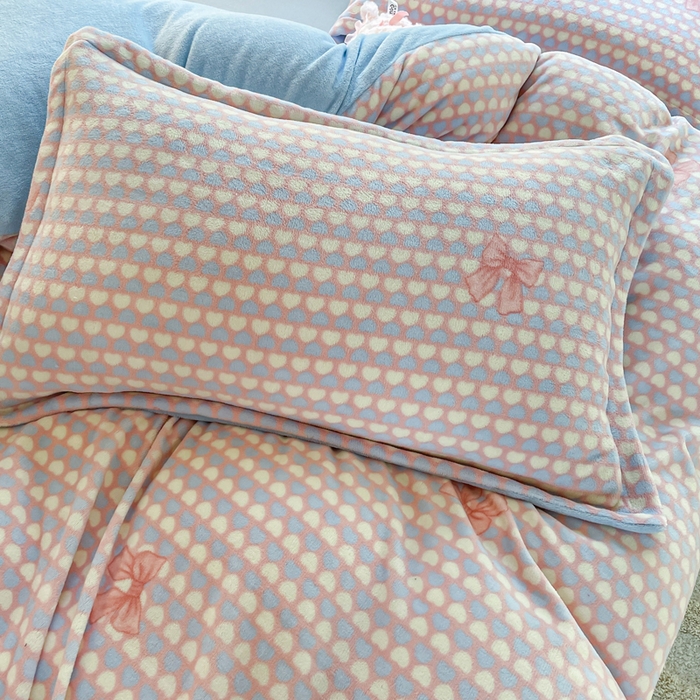 91家纺网 家纺一手货源 找家纺 仟网汇 2025新款双面牛奶绒四件套 朵缦