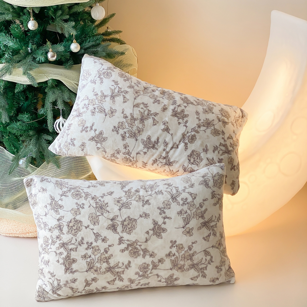 91家纺网 家纺一手货源 找家纺 （总）时光里 2025新款230克全消光印花牛奶绒系列单枕套