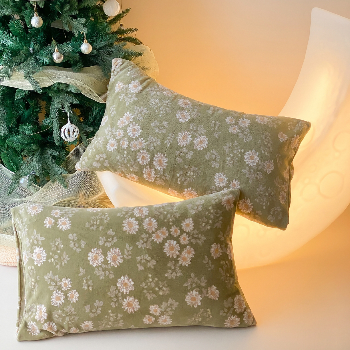 91家纺网 家纺一手货源 找家纺 （总）时光里 2025新款230克全消光印花牛奶绒系列单枕套