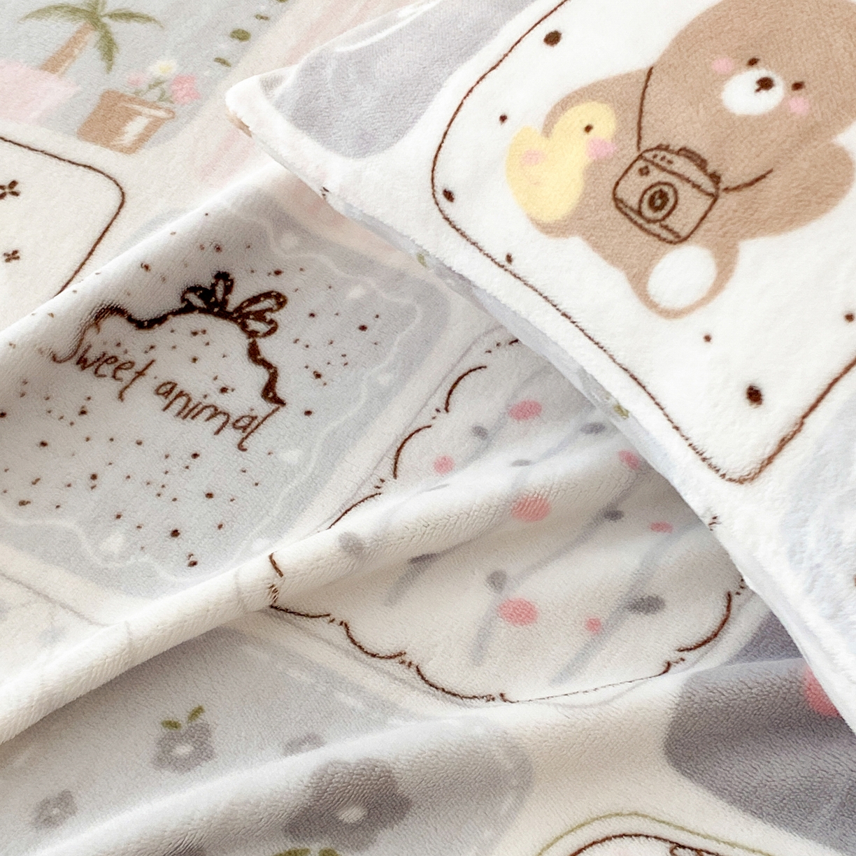 91家纺网 家纺一手货源 找家纺 （总）时光里 2025新款230克全消光印花牛奶绒系列单床单