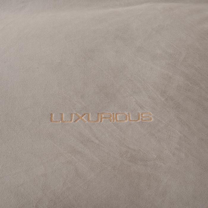 91家纺网 家纺一手货源 找家纺 米奈家居 2025新款A类高克重婴儿绒四件套-吉娜系列 绅士灰