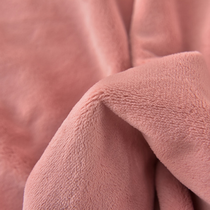 91家纺网 家纺一手货源 找家纺 米奈家居 2025新款A类高克重婴儿绒四件套-吉娜系列 西瓜粉