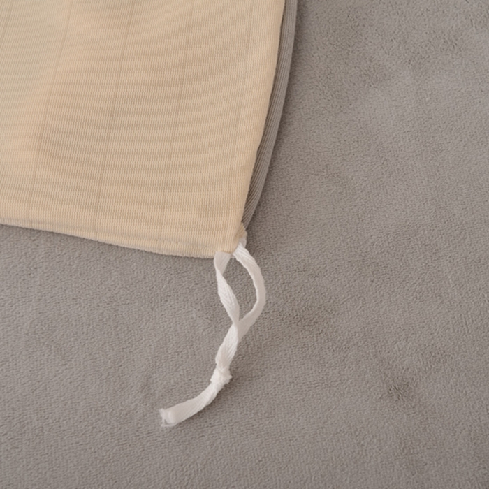 91家纺网 家纺一手货源 找家纺 米奈家居 2025新款A类高克重婴儿绒四件套-吉娜系列 奶昔白+浅灰