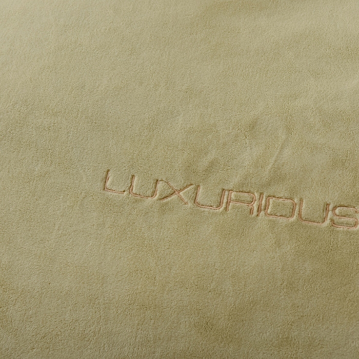 91家纺网 家纺一手货源 找家纺 米奈家居 2025新款A类高克重婴儿绒四件套-吉娜系列 豆沙绿