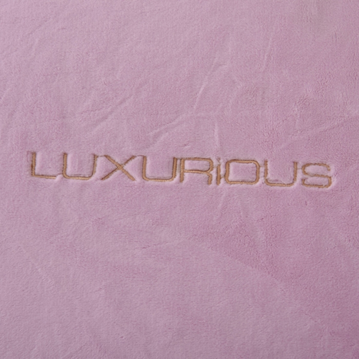 91家纺网 家纺一手货源 找家纺 米奈家居 2025新款A类高克重婴儿绒四件套-吉娜系列 芋泥紫