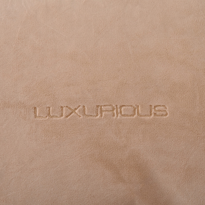 91家纺网 家纺一手货源 找家纺 米奈家居 2025新款A类高克重婴儿绒四件套-吉娜系列 浅杏色