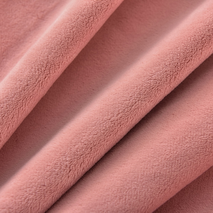 91家纺网 家纺一手货源 找家纺 米奈家居 2025新款A类高克重婴儿绒四件套-吉娜系列 西瓜粉