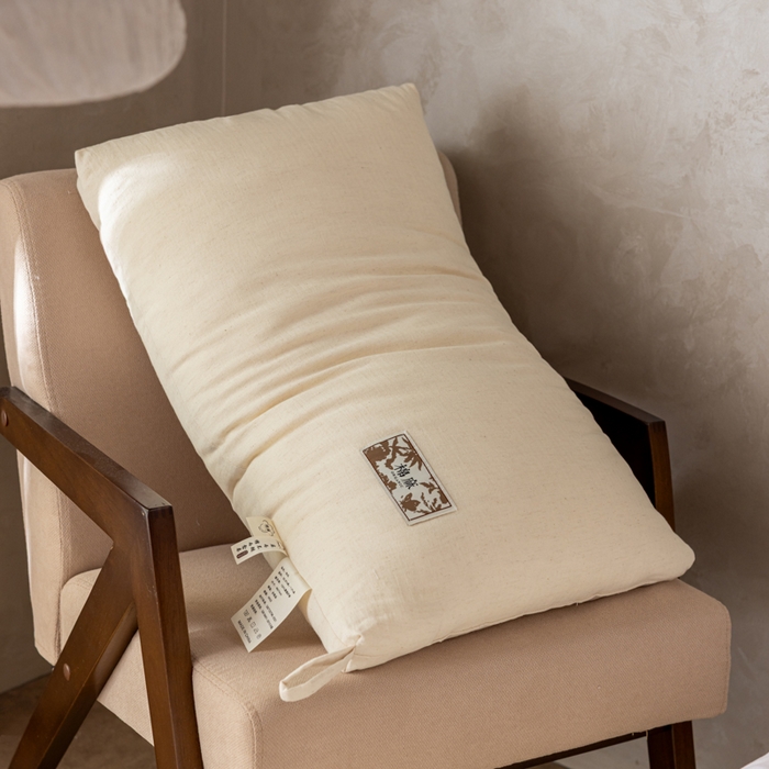 91家纺网 家纺一手货源 找家纺 昕科 2025新款自然棉麻枕-生态棉麻枕头成人性价比亚麻枕芯 自然棉麻枕-高枕/一只装