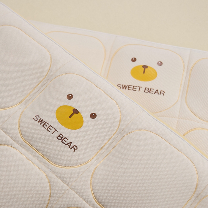 91家纺网 家纺一手货源 找家纺 昕科 2025新款小熊豆乳面包枕-乳胶片定型枕头卡通萌趣成人立体枕芯 豆乳面包枕-白色/一只装