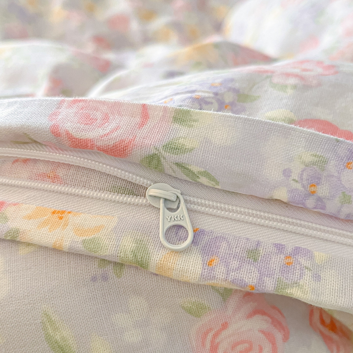 91家纺网 家纺一手货源 找家纺 仟网汇 2025新款全棉纯棉层纱四件套 黎漫