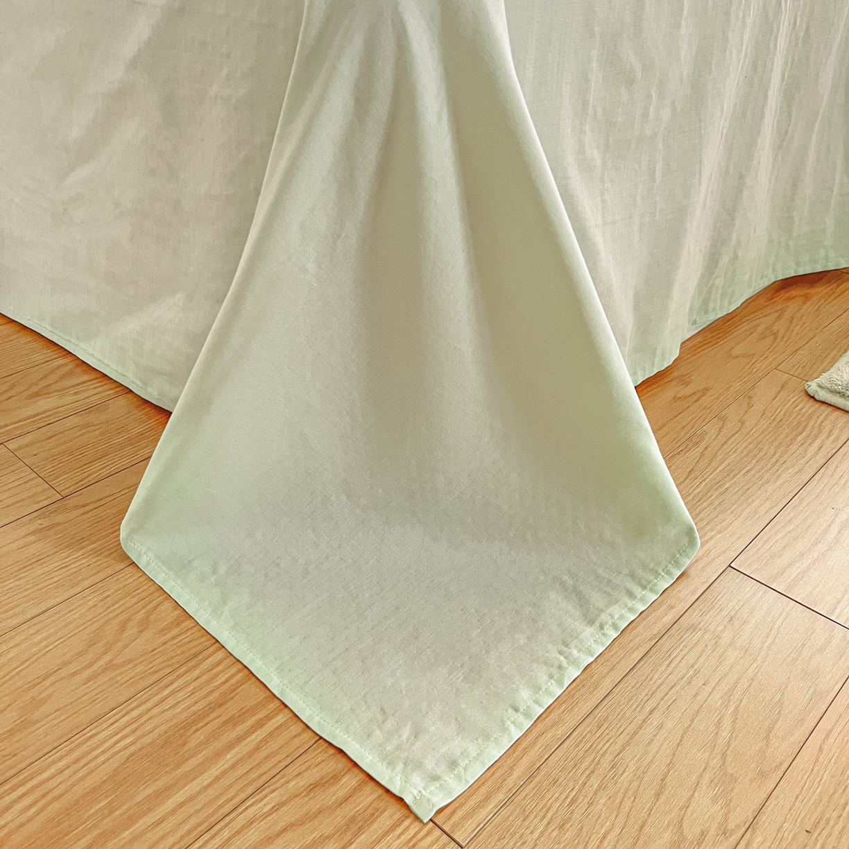 91家纺网 家纺一手货源 找家纺 仟网汇 2025新款全棉纯棉层纱四件套 快乐小狗