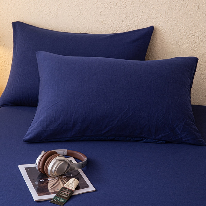 91家纺网 家纺一手货源 找家纺 （总）百寐 2025新款纯色耐脏亚朵同款深度睡眠床笠枕套床笠保护套单床笠单品床笠单件床笠