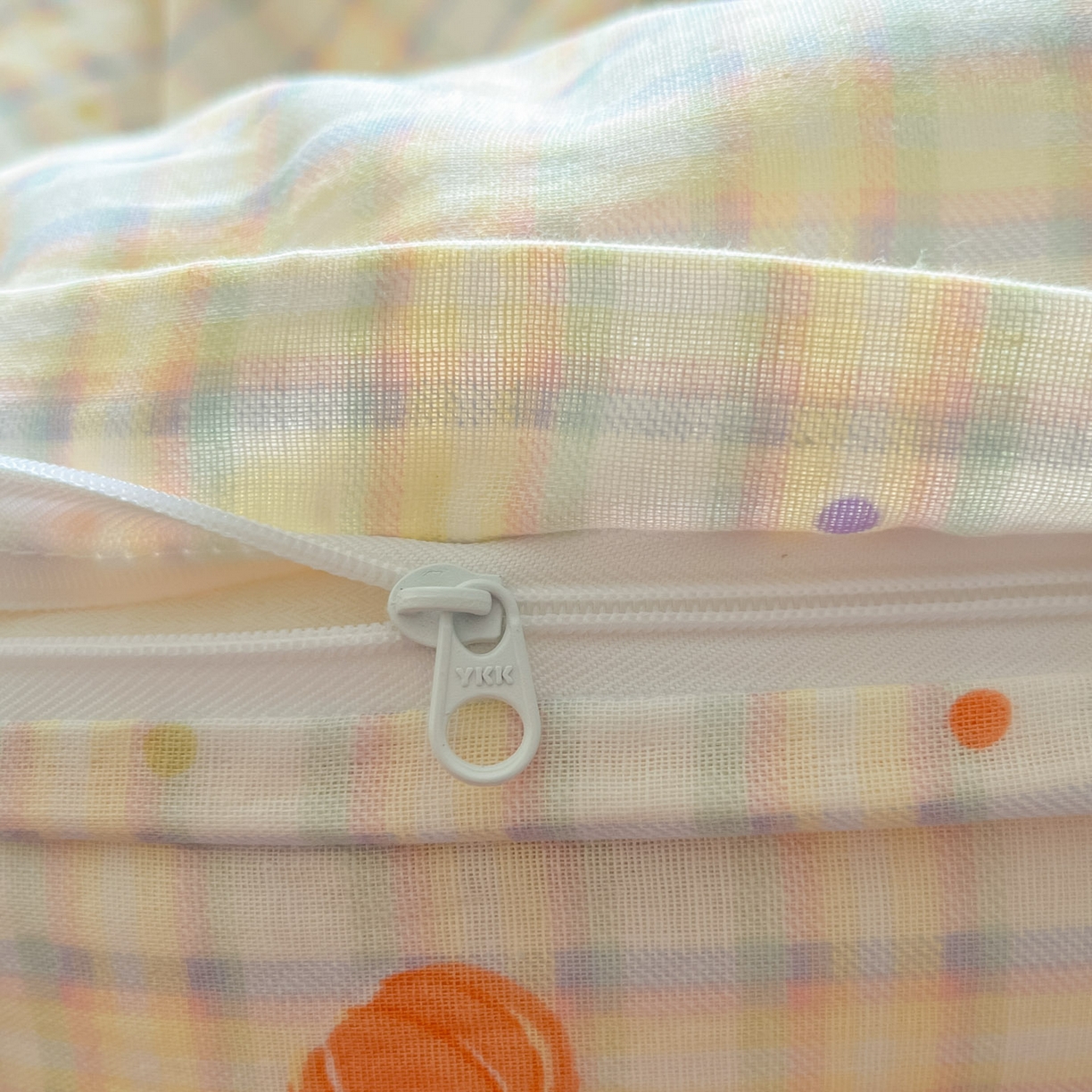 91家纺网 家纺一手货源 找家纺 仟网汇 2025新款全棉纯棉层纱四件套 南瓜派