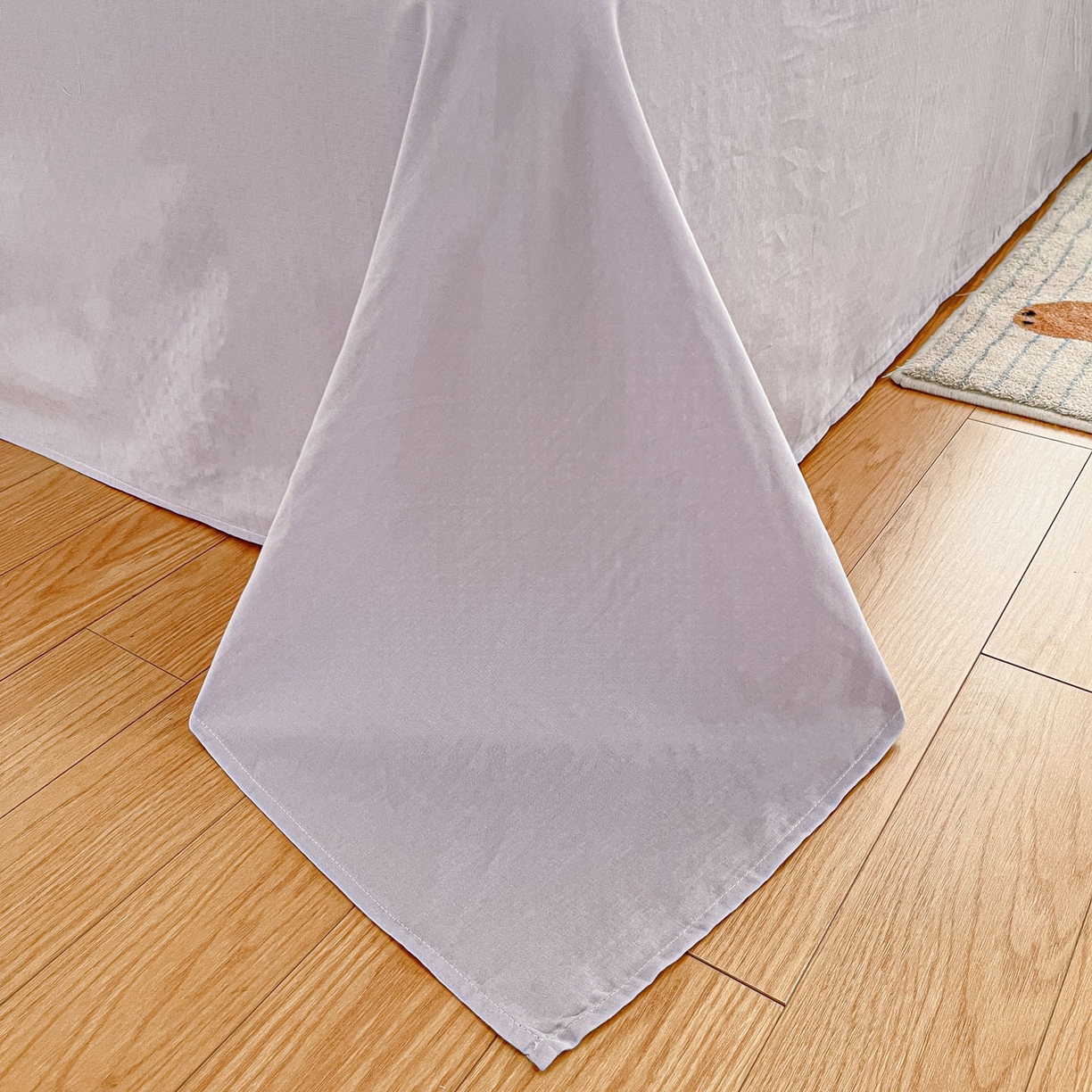 91家纺网 家纺一手货源 找家纺 仟网汇 2025新款全棉纯棉层纱四件套 若梦