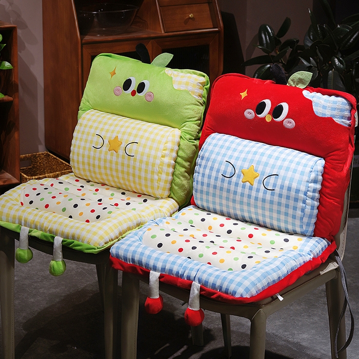 91家纺网 家纺一手货源 找家纺 （总）仟亿莱 2025新款大眼苹果格子波点护腰横条坐垫垫子