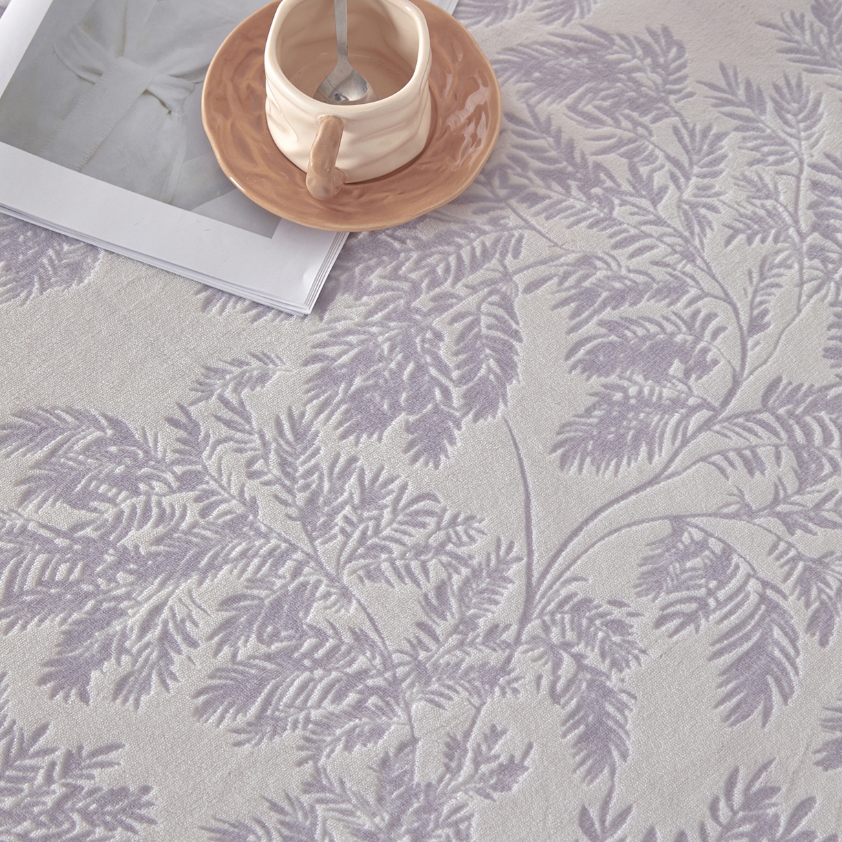 91家纺网 家纺一手货源 找家纺 吾秀家居 2025新款高克重雕花牛奶绒单床笠床笠单件 馨月