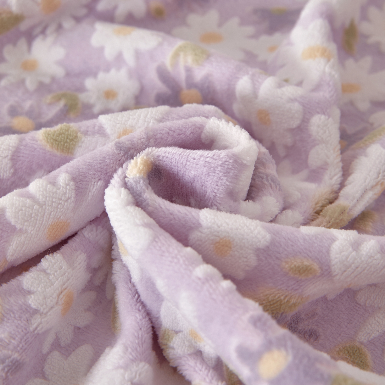 91家纺网 家纺一手货源 找家纺 吾秀家居 2025新款高克重雕花牛奶绒单床笠床笠单件 花影