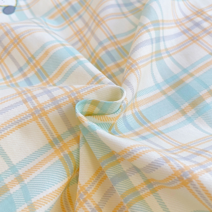 91家纺网 家纺一手货源 找家纺 小叮当家纺仓储工厂店 2025新款直播爆款全棉纯棉四件套吊边一字绣工艺款四件套 格诺狗