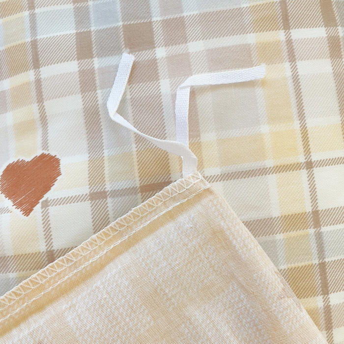 91家纺网 家纺一手货源 找家纺 小叮当家纺仓储工厂店 2025新款直播爆款全棉纯棉四件套吊边一字绣工艺款四件套 加州甜心-咖