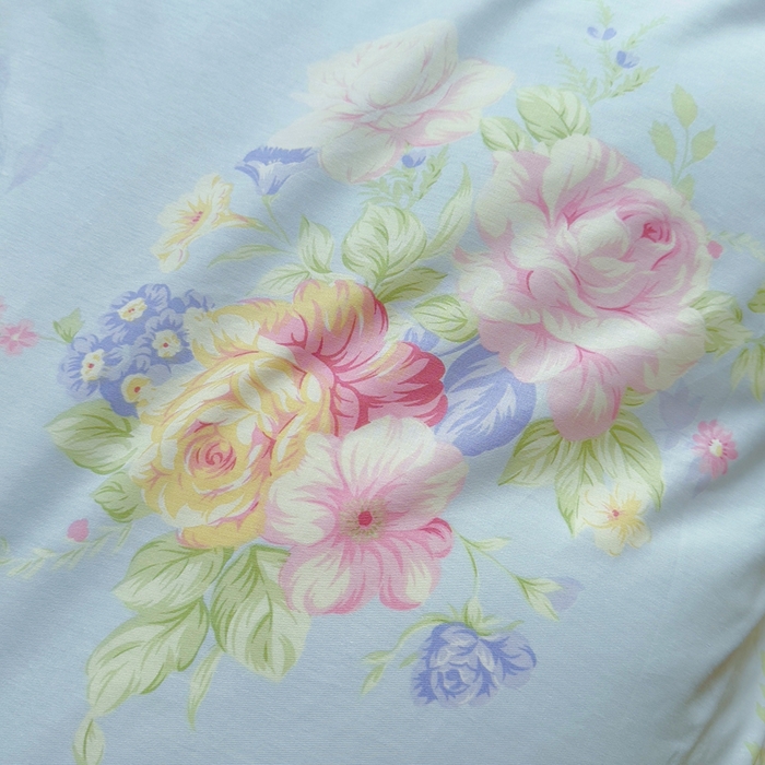 91家纺网 家纺一手货源 找家纺 小叮当家纺仓储工厂店 2025新款直播爆款全棉纯棉四件套吊边一字绣工艺款四件套 海岛繁花