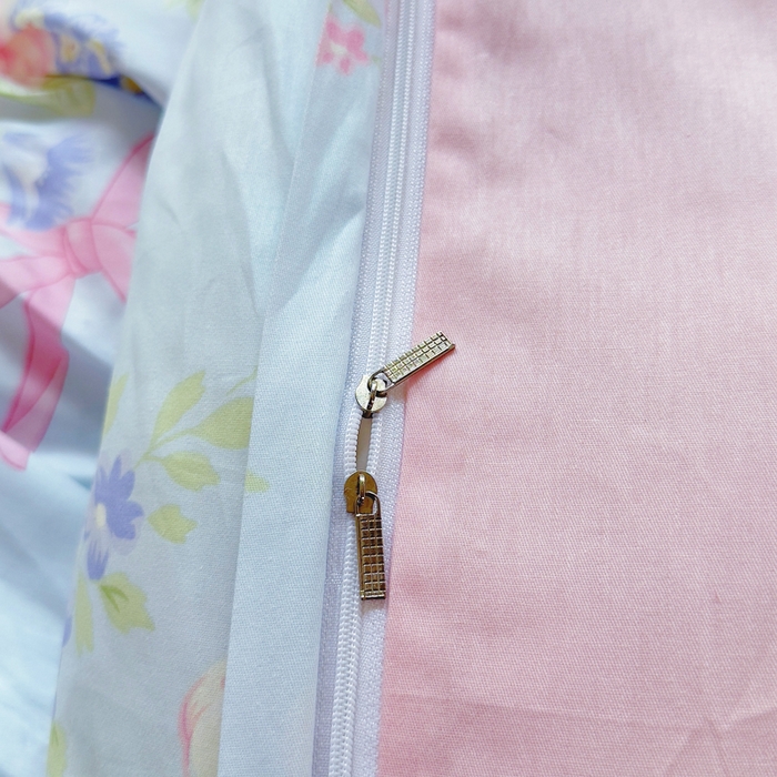 91家纺网 家纺一手货源 找家纺 小叮当家纺仓储工厂店 2025新款直播爆款全棉纯棉四件套吊边一字绣工艺款四件套 海岛繁花