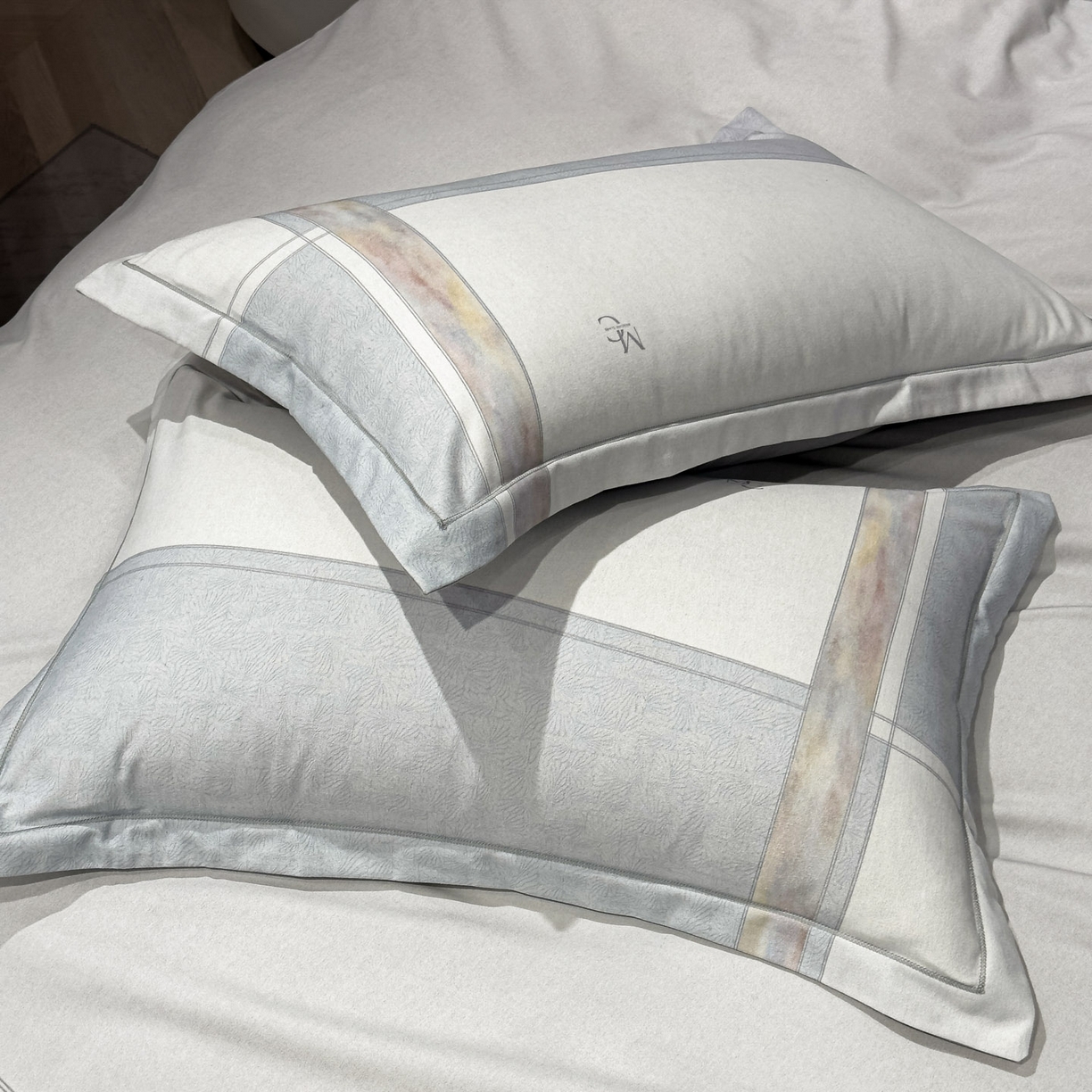 91家纺网 家纺一手货源 找家纺 喜四方 2025新款加厚全棉大版印花四件套 周末限定-灰