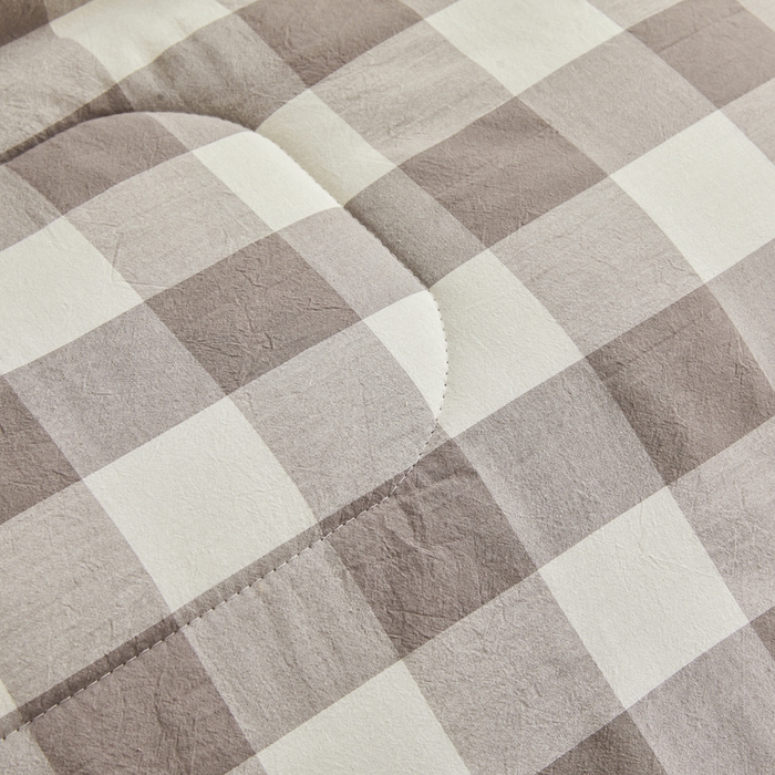 91家纺网 家纺一手货源 找家纺 小叮当家纺仓储工厂店 2025新款棉花被新疆棉花被棉絮春秋被冬被学生单人宿舍棉被褥被子被芯四季 灰中格