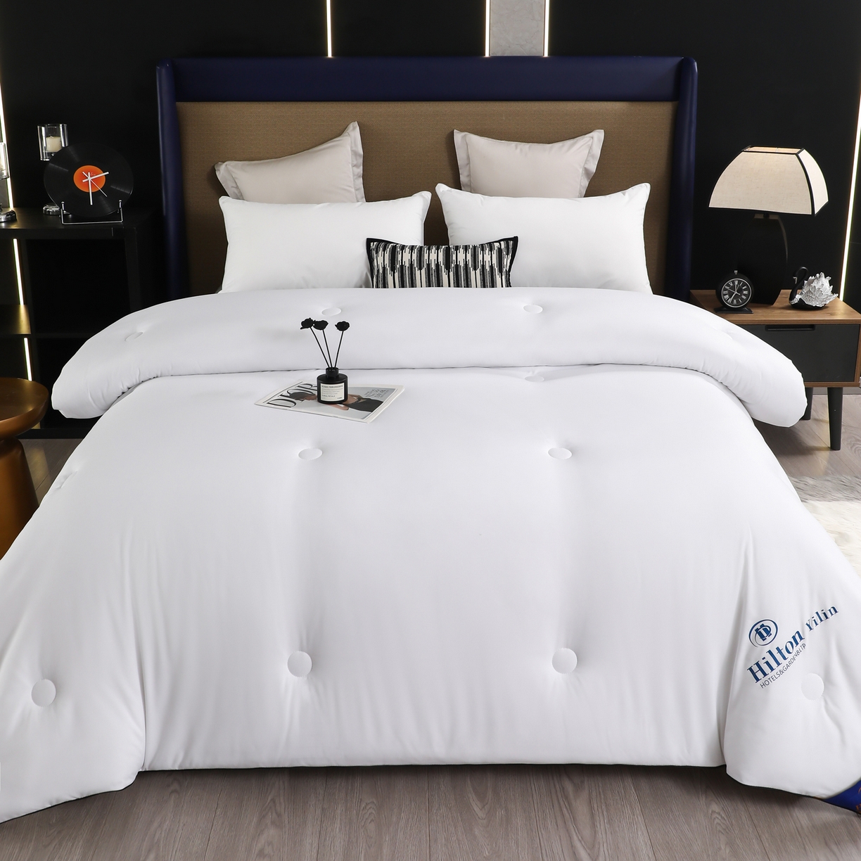 91家纺网 家纺一手货源 找家纺 （总）瑶瑶家居 2025新款棉丝被子被芯-希尔顿