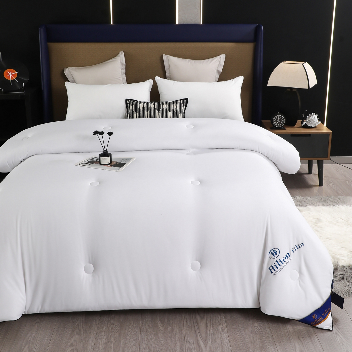 91家纺网 家纺一手货源 找家纺 （总）瑶瑶家居 2025新款棉丝被子被芯-希尔顿