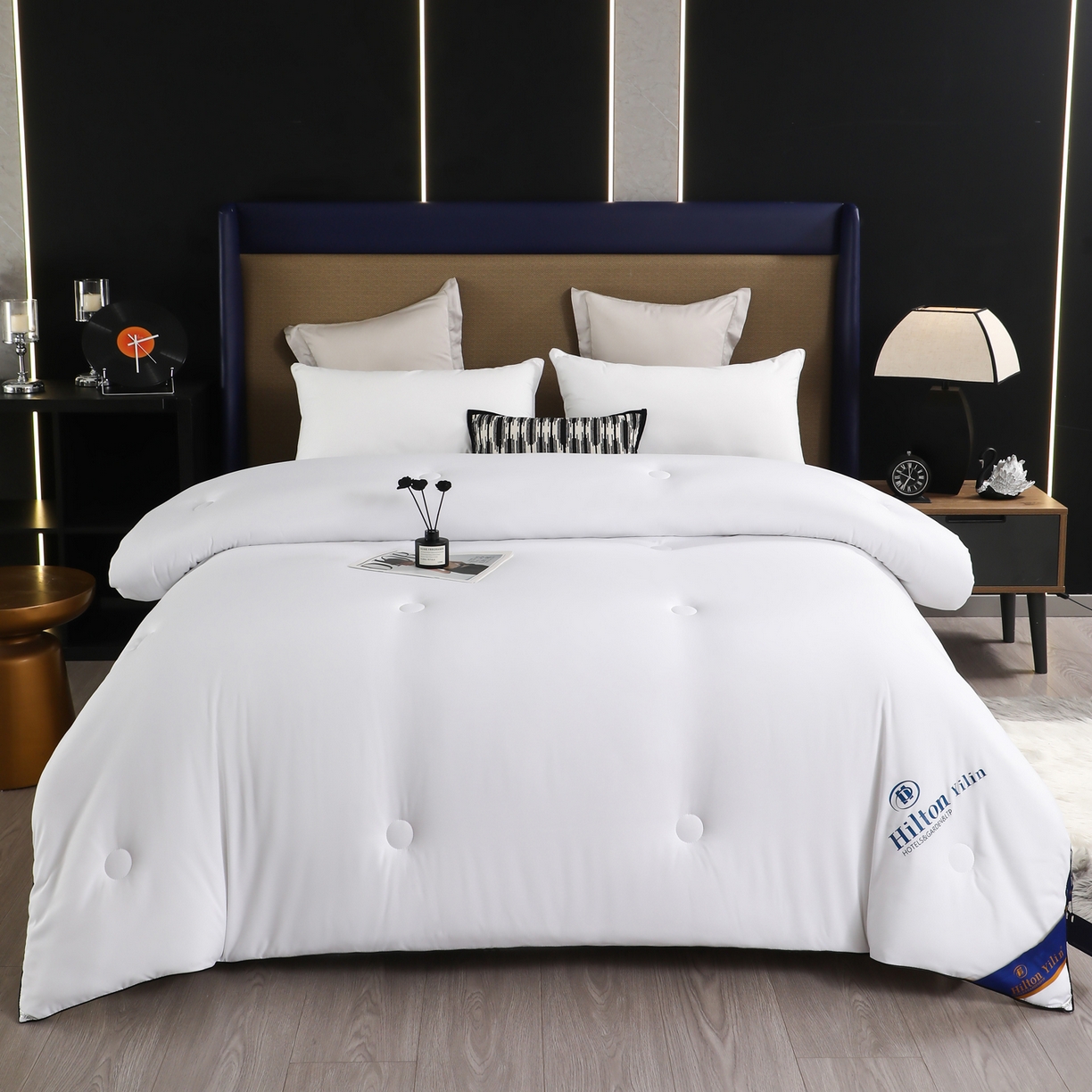 91家纺网 家纺一手货源 找家纺 （总）瑶瑶家居 2025新款棉丝被子被芯-希尔顿