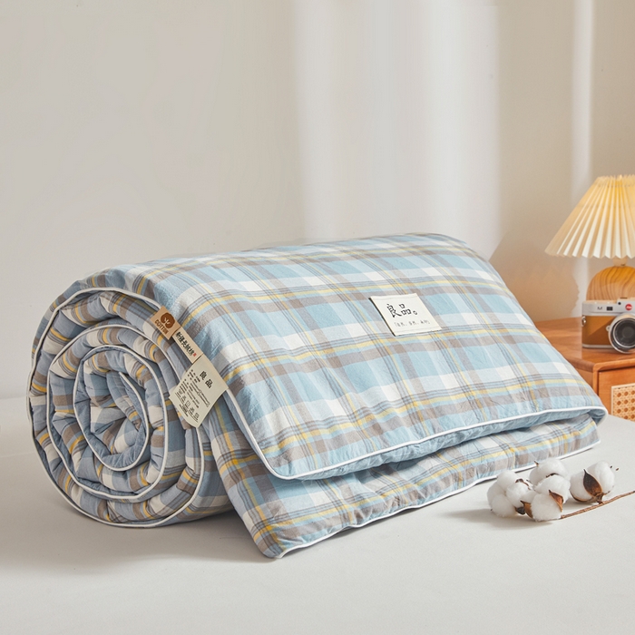 91家纺网 家纺一手货源 找家纺 小叮当家纺仓储工厂店 2025新款棉花被新疆棉花被棉絮春秋被冬被学生单人宿舍棉被褥被子被芯四季 绅士格