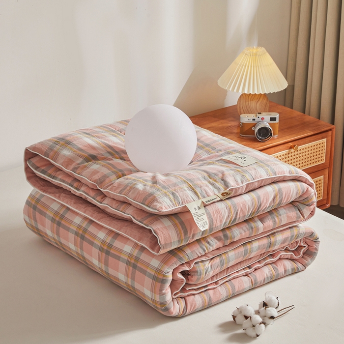 91家纺网 家纺一手货源 找家纺 小叮当家纺仓储工厂店 2025新款棉花被新疆棉花被棉絮春秋被冬被学生单人宿舍棉被褥被子被芯四季 温馨格