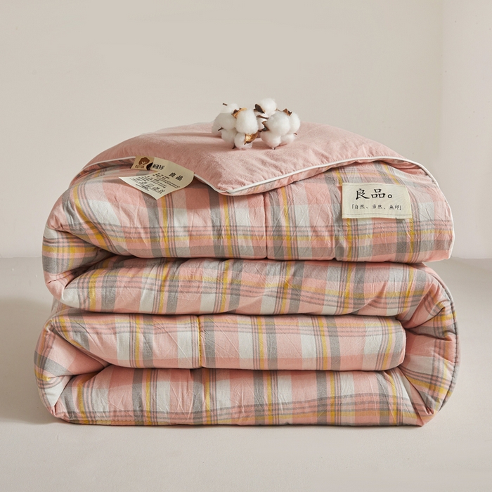 91家纺网 家纺一手货源 找家纺 小叮当家纺仓储工厂店 2025新款棉花被新疆棉花被棉絮春秋被冬被学生单人宿舍棉被褥被子被芯四季 温馨格