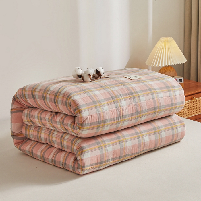 91家纺网 家纺一手货源 找家纺 小叮当家纺仓储工厂店 2025新款棉花被新疆棉花被棉絮春秋被冬被学生单人宿舍棉被褥被子被芯四季 温馨格