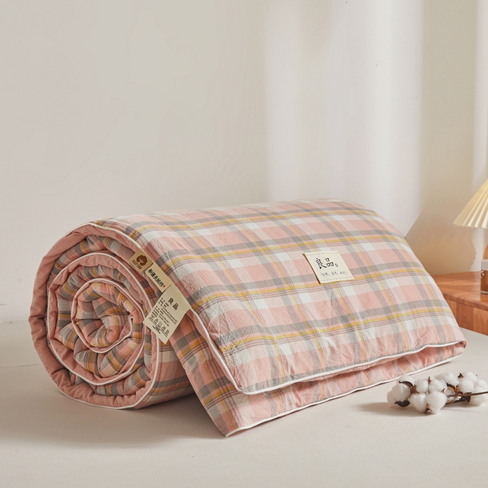 91家纺网 家纺一手货源 找家纺 小叮当家纺仓储工厂店 2025新款棉花被新疆棉花被棉絮春秋被冬被学生单人宿舍棉被褥被子被芯四季 温馨格