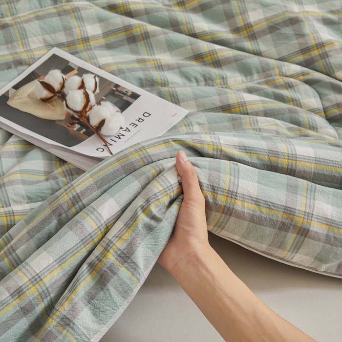 91家纺网 家纺一手货源 找家纺 小叮当家纺仓储工厂店 2025新款棉花被新疆棉花被棉絮春秋被冬被学生单人宿舍棉被褥被子被芯四季 雅致格