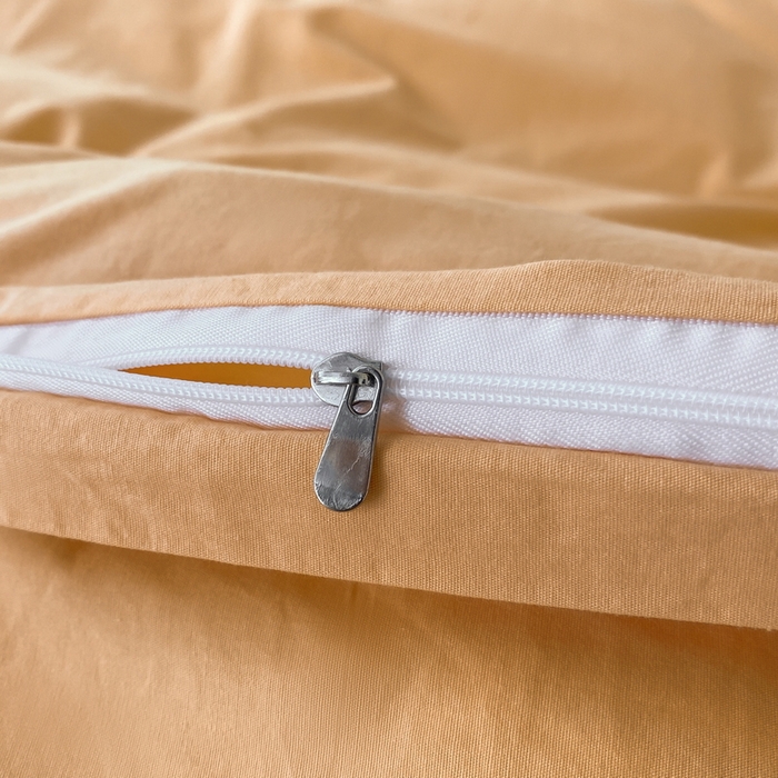 91家纺网 家纺一手货源 找家纺 蓝邻家纺 2025新款A类全棉纯棉水洗棉纯色贴标系列四件套-风格二 小雏菊