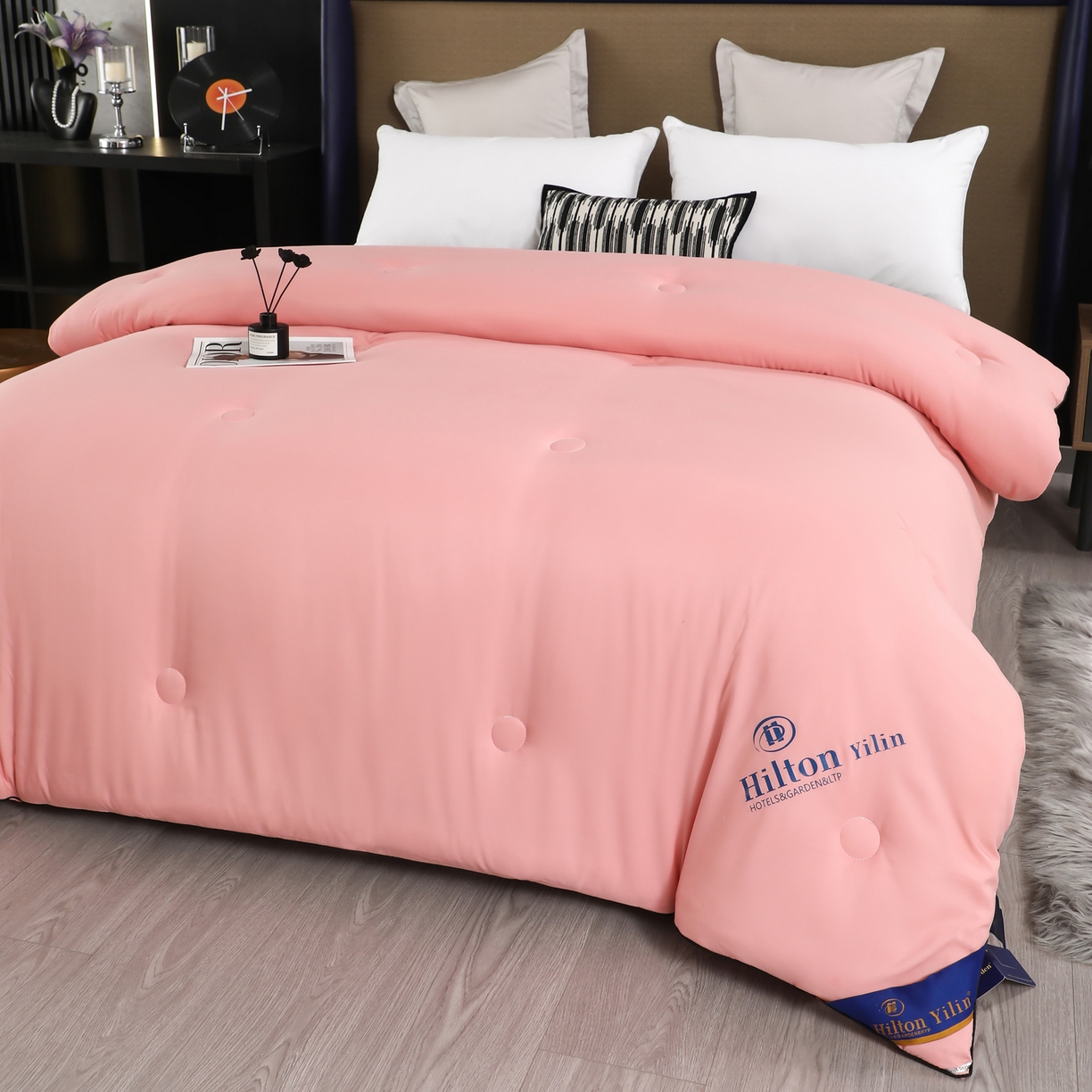 91家纺网 家纺一手货源 找家纺 （总）寝美资家居 2025新款棉丝被子被芯-希尔顿