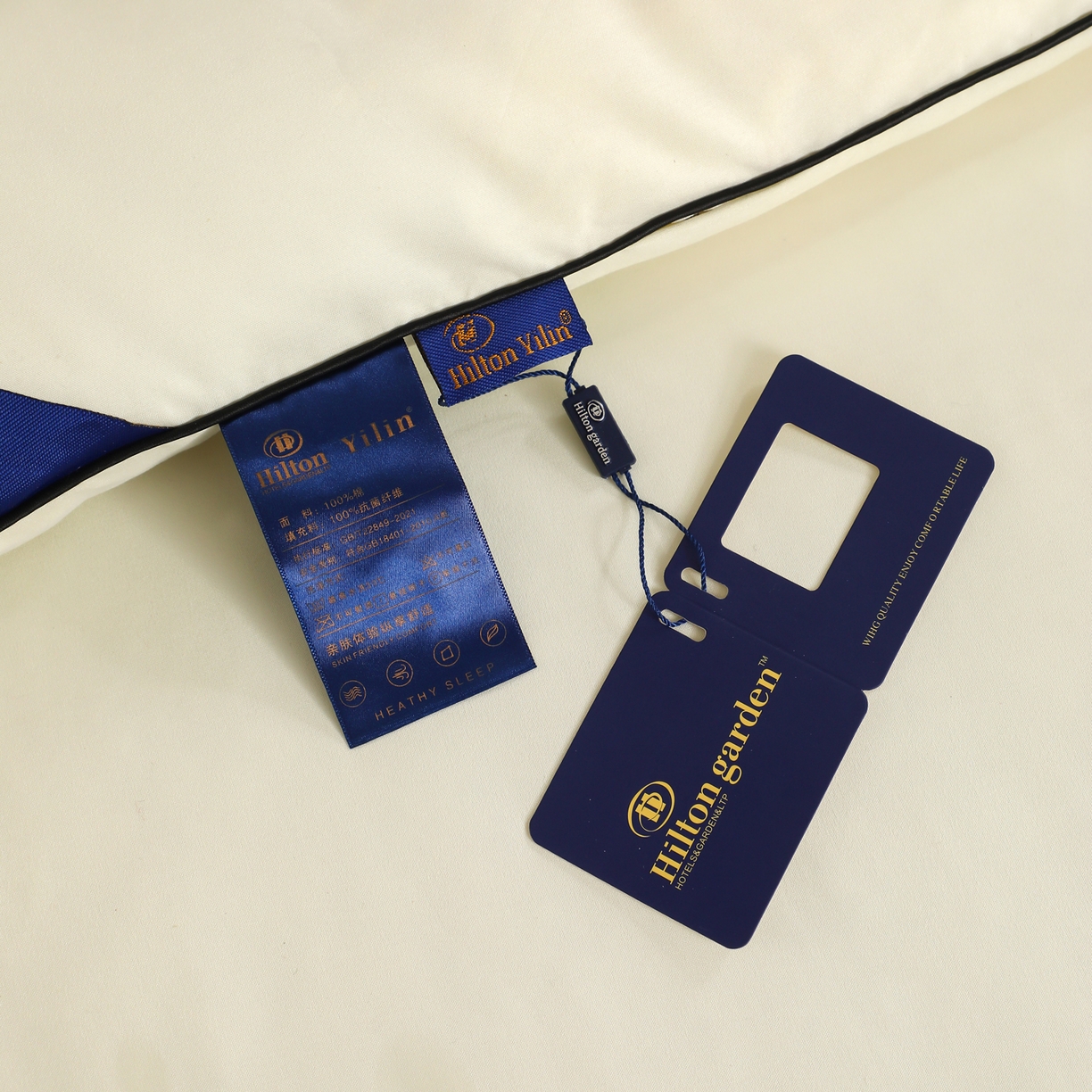 91家纺网 家纺一手货源 找家纺 寝美资家居 2025新款棉丝被子被芯-希尔顿 希尔顿-米白