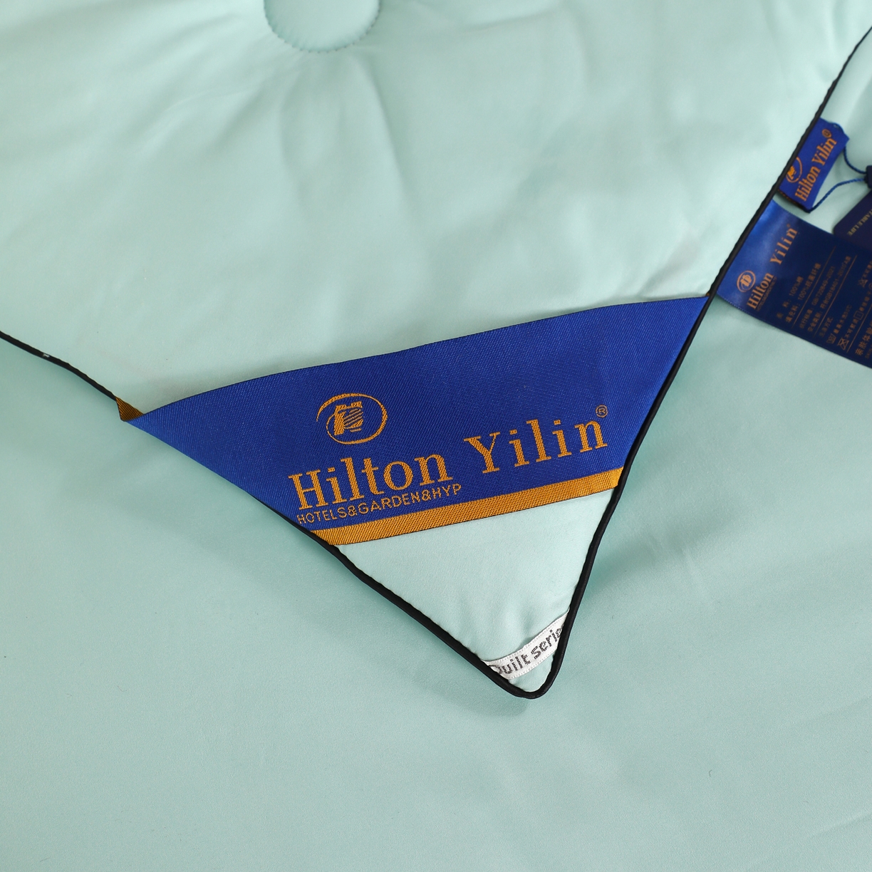 91家纺网 家纺一手货源 找家纺 寝美资家居 2025新款棉丝被子被芯-希尔顿 希尔顿-绿色