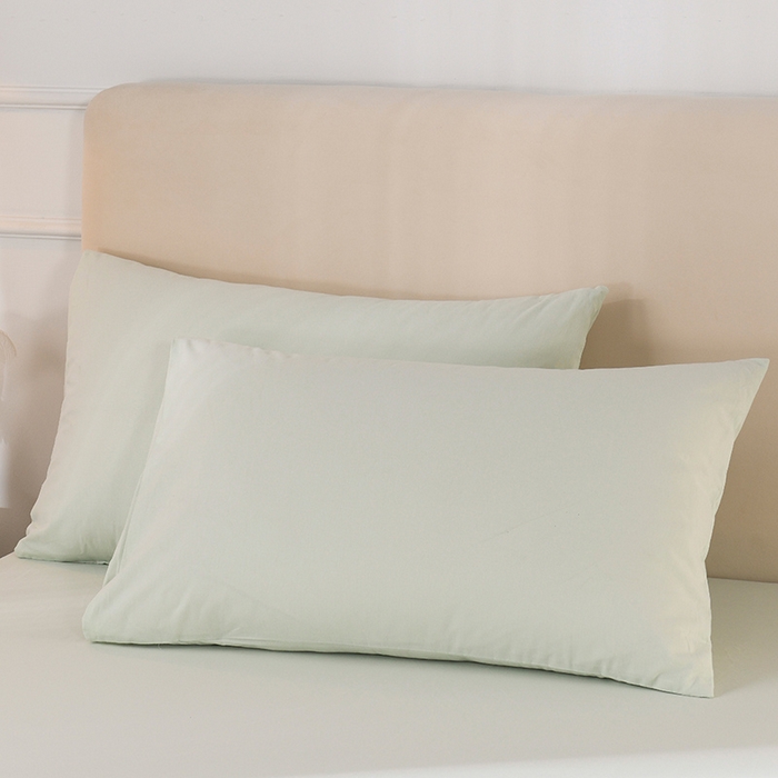 91家纺网 家纺一手货源 找家纺 （总）蓝邻家纺 2025新款全棉纯棉磨毛简约系列单枕套