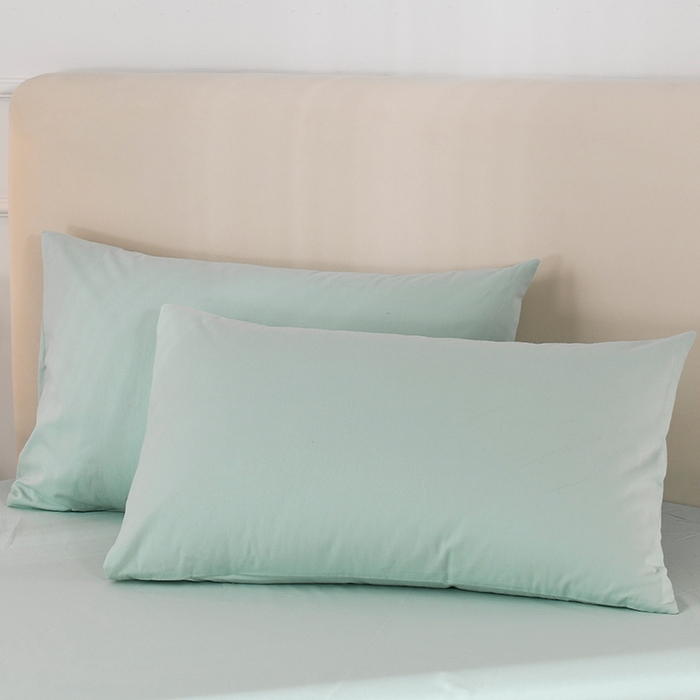 91家纺网 家纺一手货源 找家纺 （总）蓝邻家纺 2025新款全棉纯棉磨毛简约系列单枕套