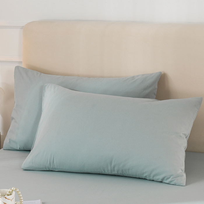 91家纺网 家纺一手货源 找家纺 （总）蓝邻家纺 2025新款全棉纯棉磨毛简约系列单枕套